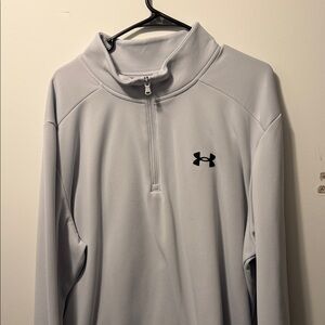 Under Armour Light Gray Half-Zip Pullover